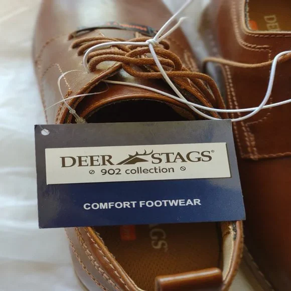 Deer Stags Men's Brown Mitchell Lace-up Shoes SIZE 10.5 M NEW - Picture 10 of 13